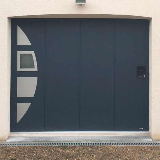 PORTE DE GARAGE SECTIONNELLE LATÉRALE RÉSIDENCE PERFORMANCE 